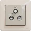 Sedna antenna socket outlet (beige)